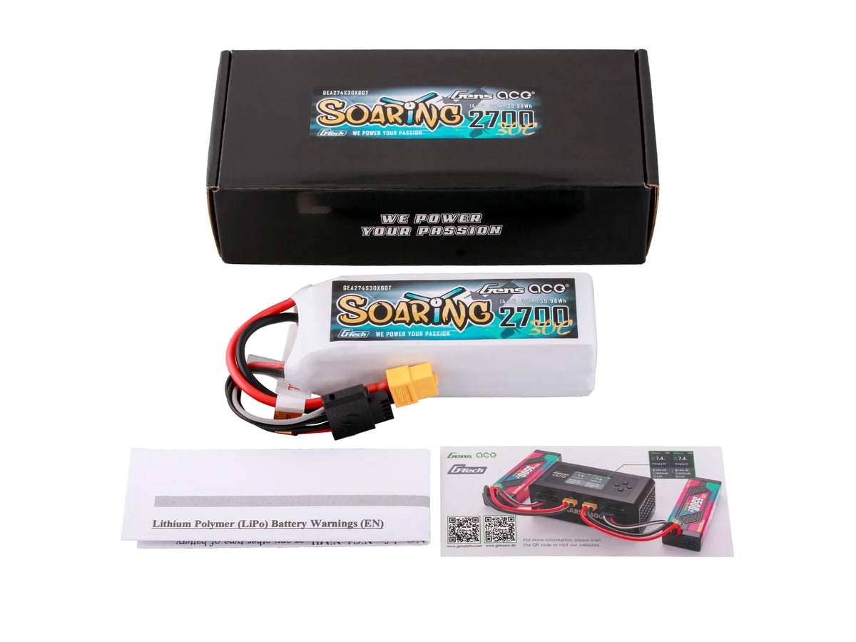 Li-Po G-Tech 4S 14.8V 2700mAh 30C with XT60