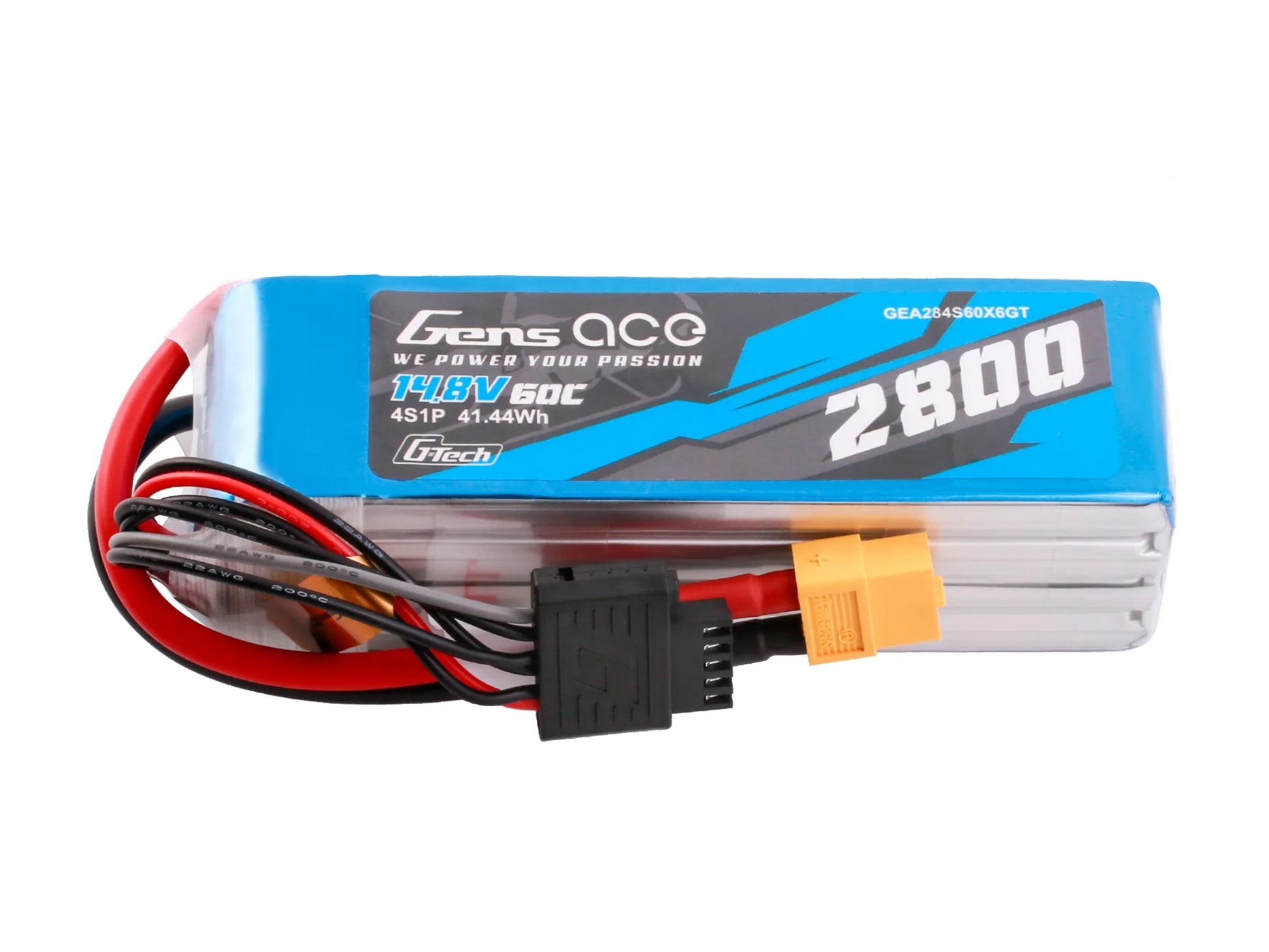 Li-Po G-Tech 4S 14.8V 2800mAh 60C with XT60 - RC Hobby Product
