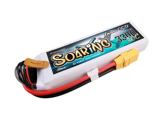 Li-Po G-Tech 4S 14.8V 3300mAh 30C Soaring with XT90