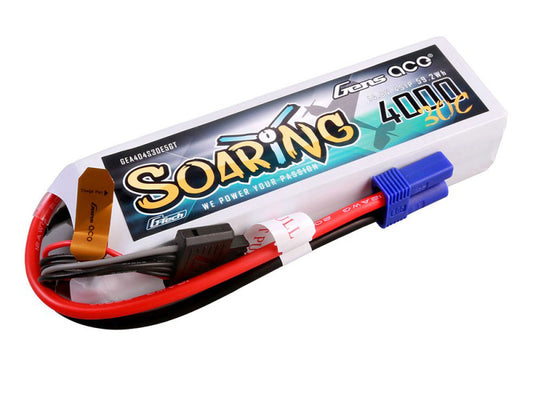 Li-Po G-Tech 4S 14.8V 4000mAh 30C Soaring with EC5