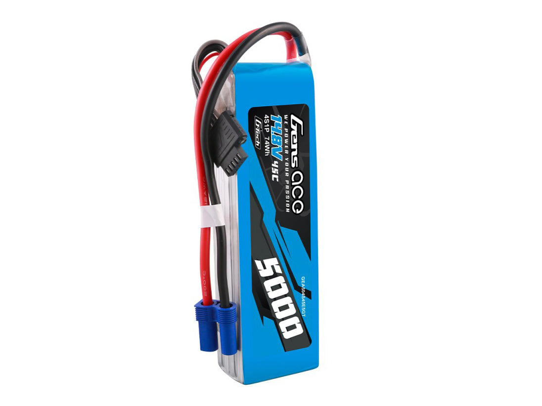 Li-Po G-Tech 4S 14.8V 5000mAh 45C with EC5