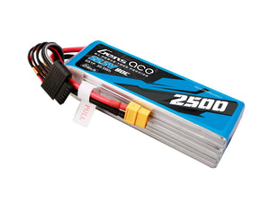 Li-Po G-Tech 6S 22.2V 2500mAh 80C with XT60