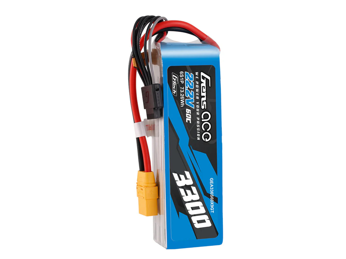 Li-Po G-Tech 6S 22.2V 3300mAh 60C with XT90
