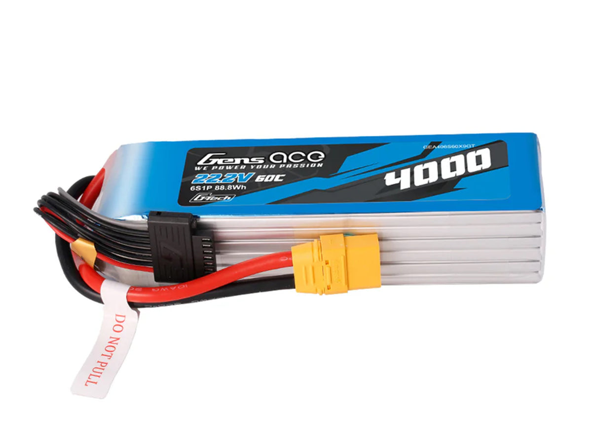 Li-Po G-Tech 6S 22.2V 4000mAh 60C with XT90