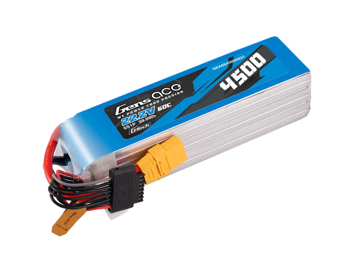 Li-Po G-Tech 6S 22.2V 4500mAh 60C with XT90