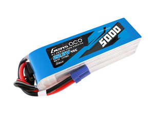 Li-Po G-Tech 6S 22.2V 5000mAh 45C with EC5