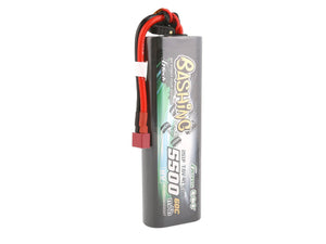 Li-Po G-Tech Car Hard Case HV 2S 7.4V 5500mAh 60C with T-Typ