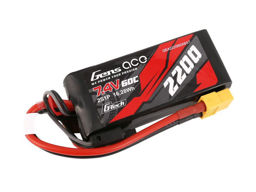 Li-Po Car G-Tech 2S 7.4V 2200mah 60C with XT60 - RC Hobby Product