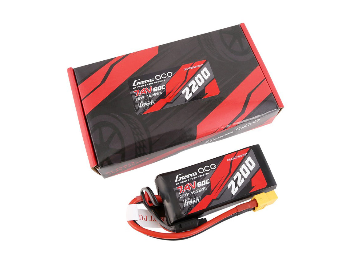 Li-Po Car G-Tech 2S 7.4V 2200mah 60C with XT60