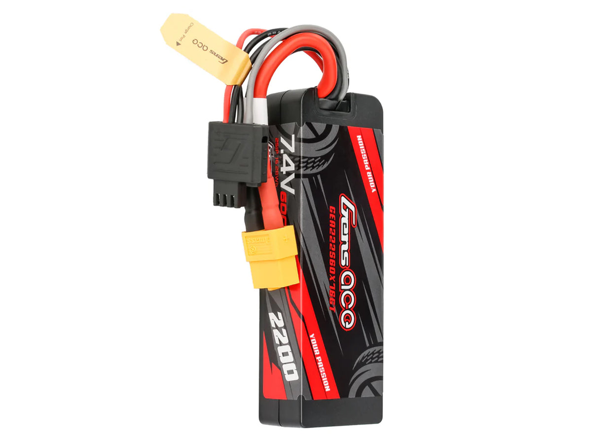 Li-Po Car Hard Case G-Tech 2S 7.4V 2200mAh 60C with XT60