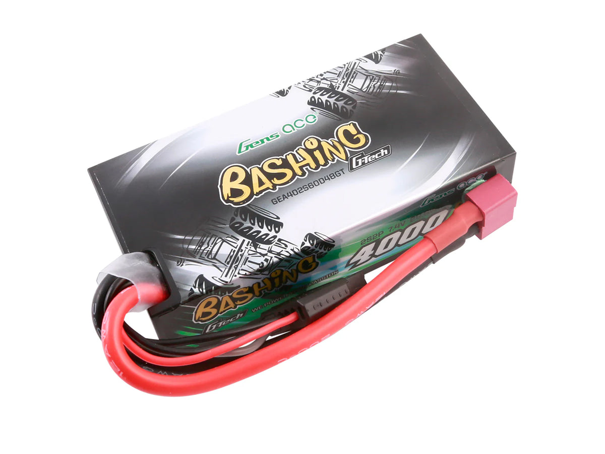 Li-Po G-Tech Car Hard Case 2S2P 7.4V 4000mAh 60C Shor T-Type