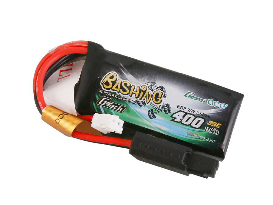 Li-Po G-Tech Car 2S 7.4V 400mAh 35C with JST (SCX24) - RC Hobby Product