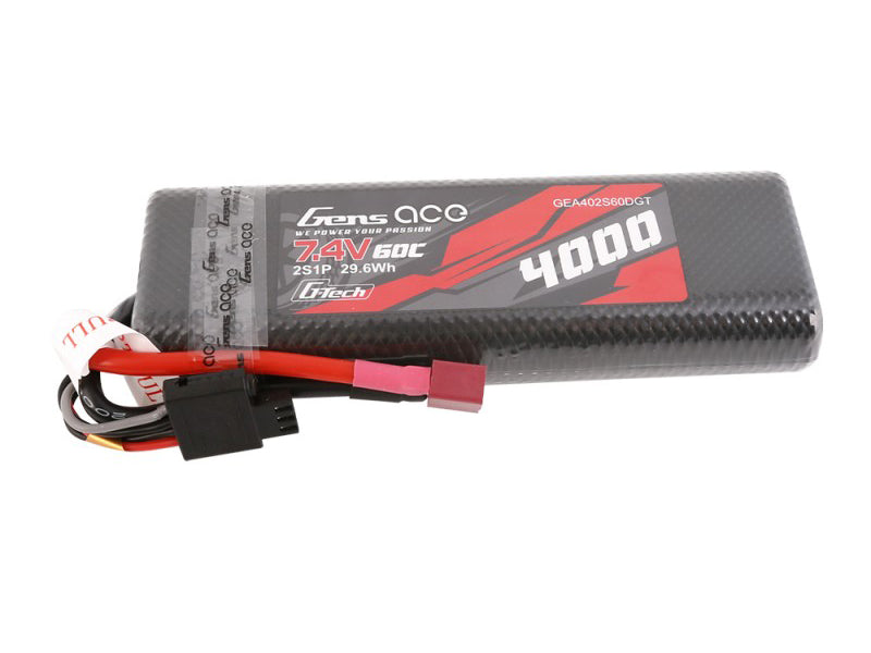 Li-Po G-Tech Car Hard Case 2S 7.4V 4000mAh 60C Bashing with