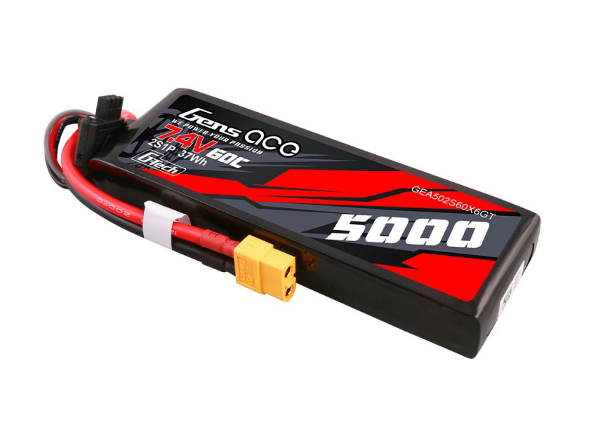 Li-Po G-Tech Car 2S 7.4V 5000mah 60C with XT60 - RC Hobby Product