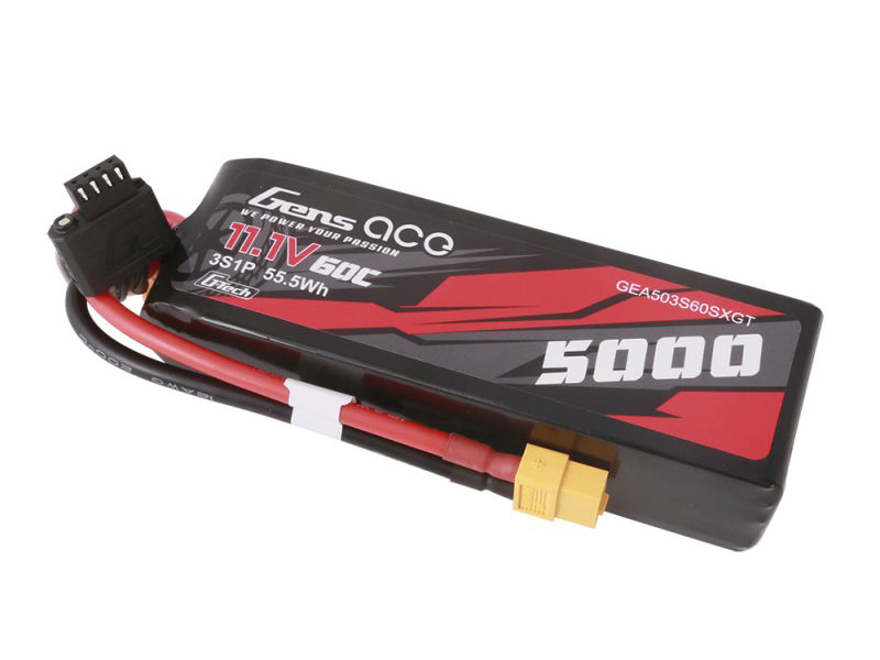 Li-Po G-Tech Car 3S 11.1V 5000mAh 60C with XT60 - RC Hobby Product