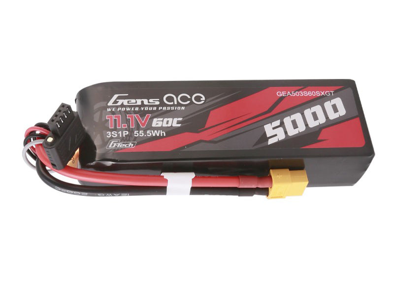 Li-Po G-Tech Car 3S 11.1V 5000mAh 60C with XT60