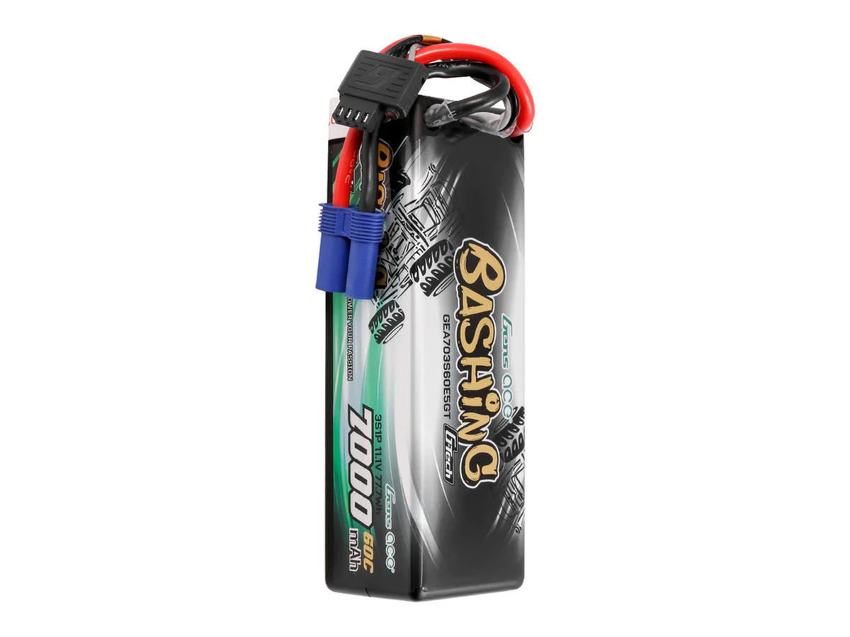 Li-Po Car G-Tech 3S 11.1V 7000mAh 60C Bashing with EC5