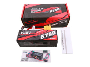 Li-Po G-Tech Car Hard Case 4S 14.8V 6750mAh 60C with XT90