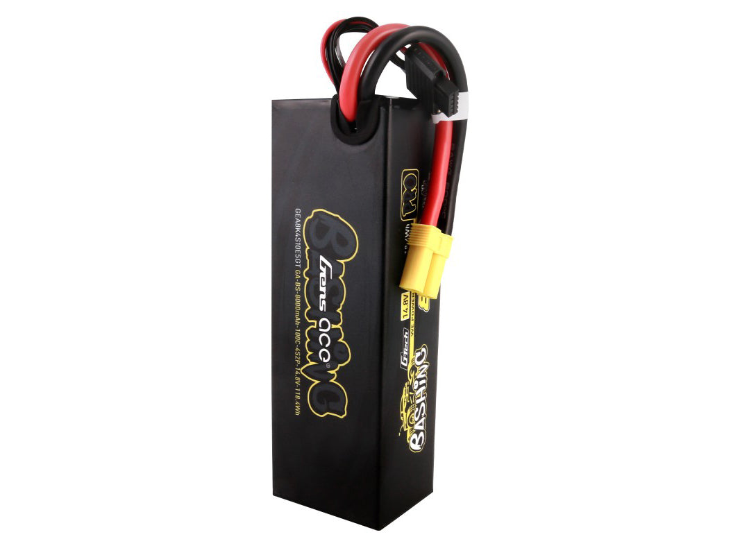 Li-Po Car G-Tech 4S2P 14.8V 8000mAh 100C Bashing with EC5