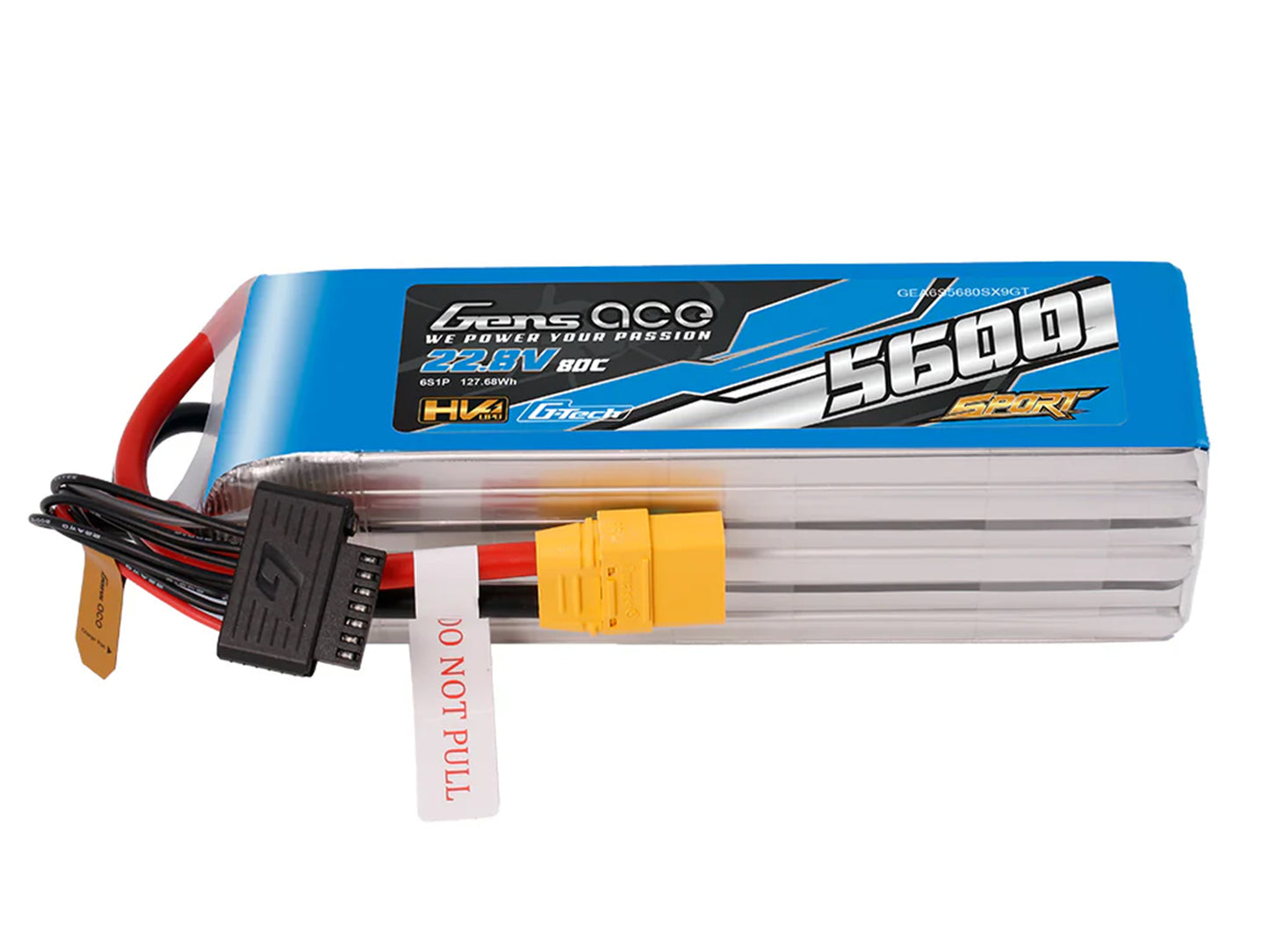 Li-Po G-Tech HV Sport 6S 22.2V 5600mAh 80C with XT90 - RC Hobby Product