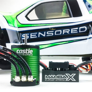 Mamba X,  Sensored, 25.2V WP Esc & 1406-6900kV Combo