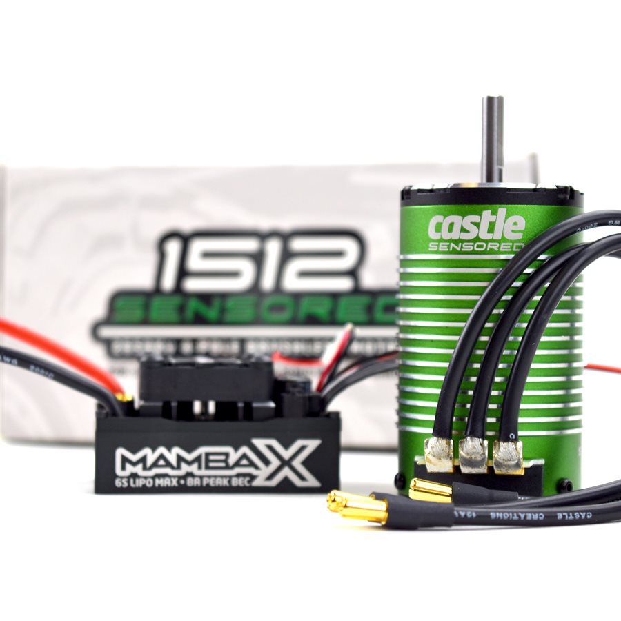 MAMBA X, 25.2V WP ESC w/1512-1800kV SENSORED E-BUGGY COMBO