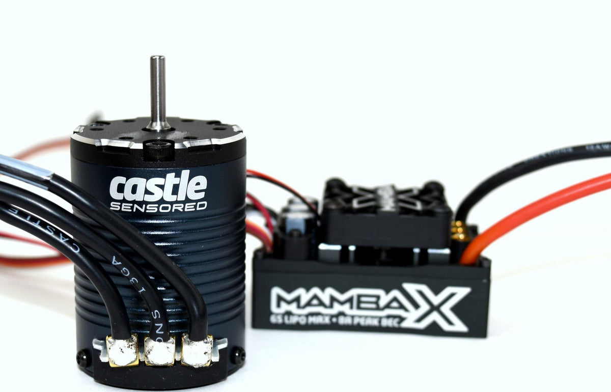 Mamba X, Sensored, 25.2V WP Esc & 1406-3800kV Combo(Crawler)