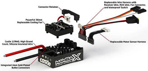 Mamba X, Sensored, 25.2V WP Esc & 1406-3800kV Combo(Crawler)