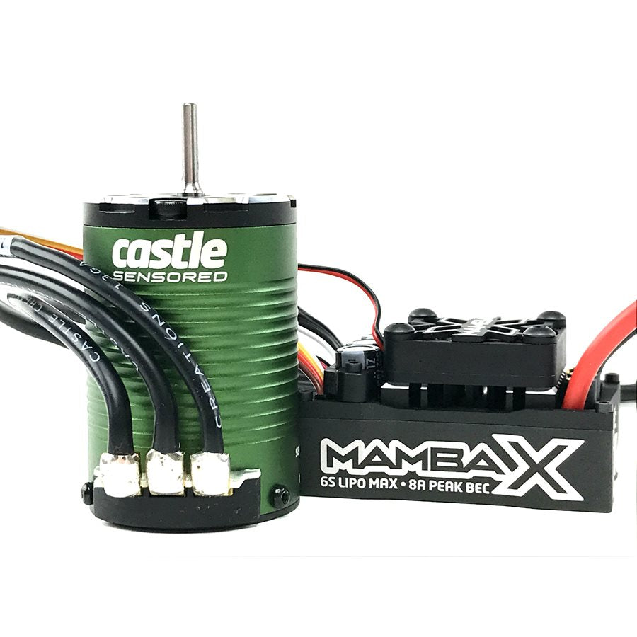Mamba X SCT Pro,  Sensored, 25.2V WP Esc & 1410-3800kV Combo