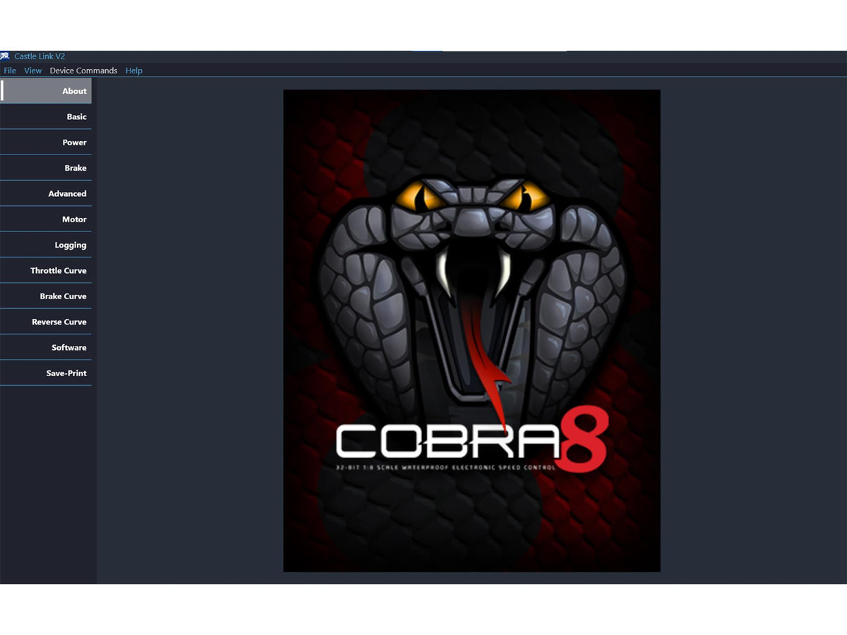 COBRA 8, 6S MAX WITH 1515-2200KV V2 SENSORED MOTOR COMBO