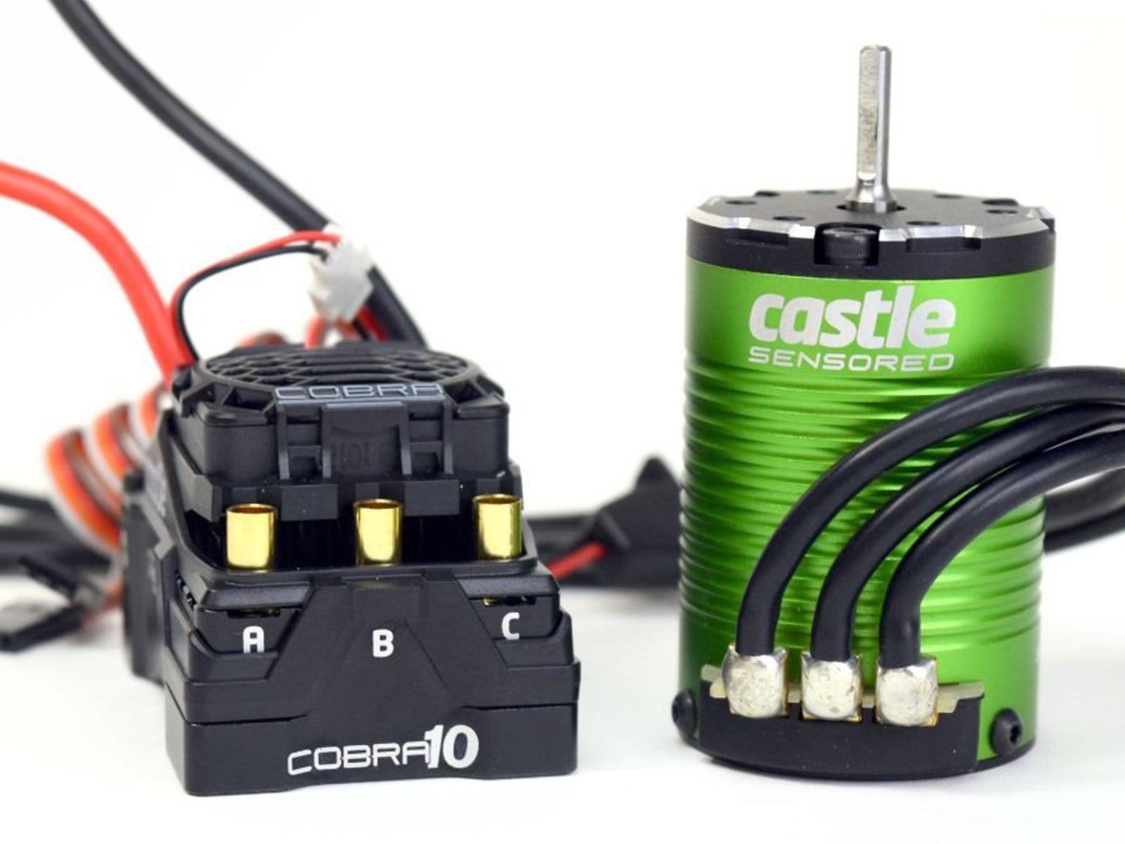 COBRA 10, 6S MAX, 8A PEAK BEC W/1410-3800KV SENSORED MOTOR