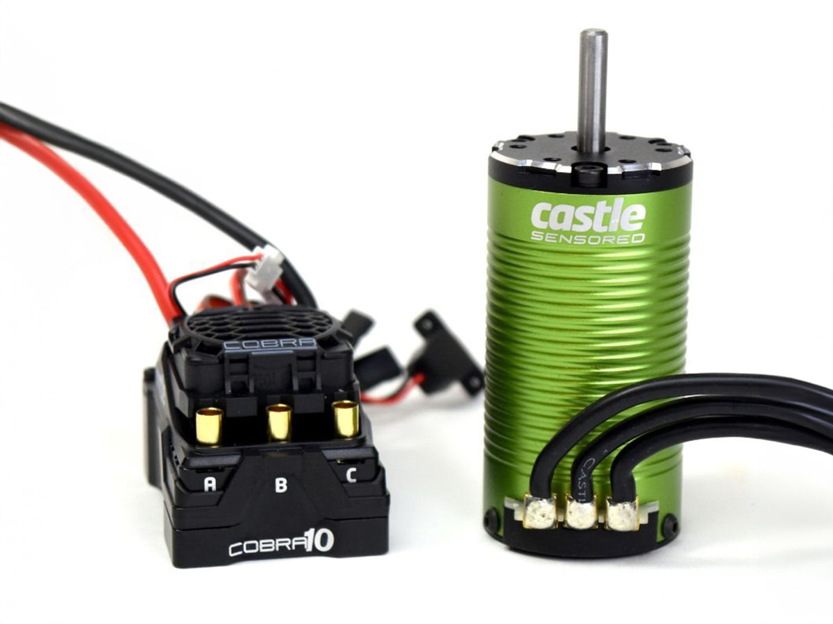 COBRA 10, 6S MAX, 8A PEAK BEC W/1415-2400KV 5MM SHAFT SENSOR