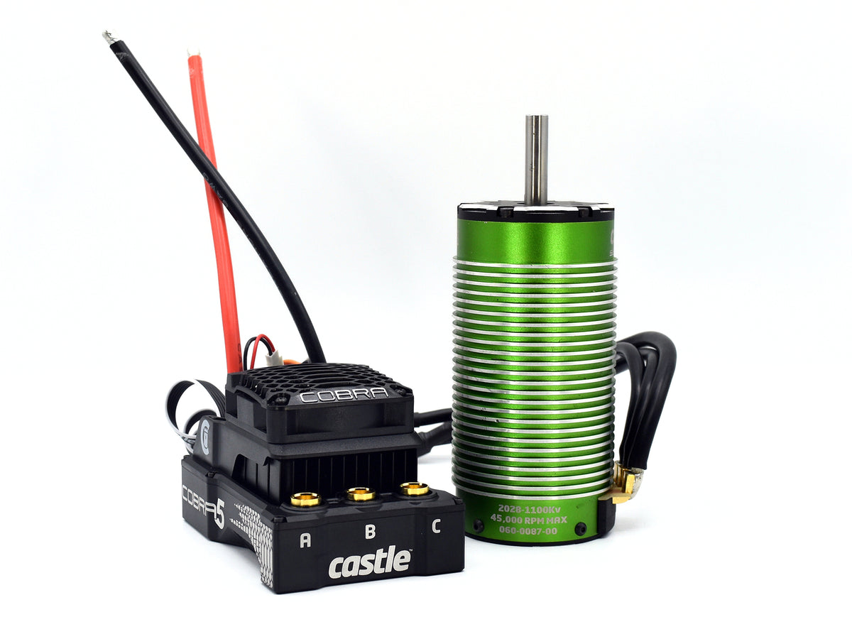 COBRA 5, 8S, 33.6V ESC, 20A PEAK BEC W/2028-1100KV