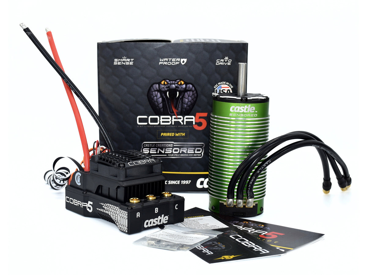 COBRA 5, 8S, 33.6V ESC, 20A PEAK BEC W/2028-1100KV