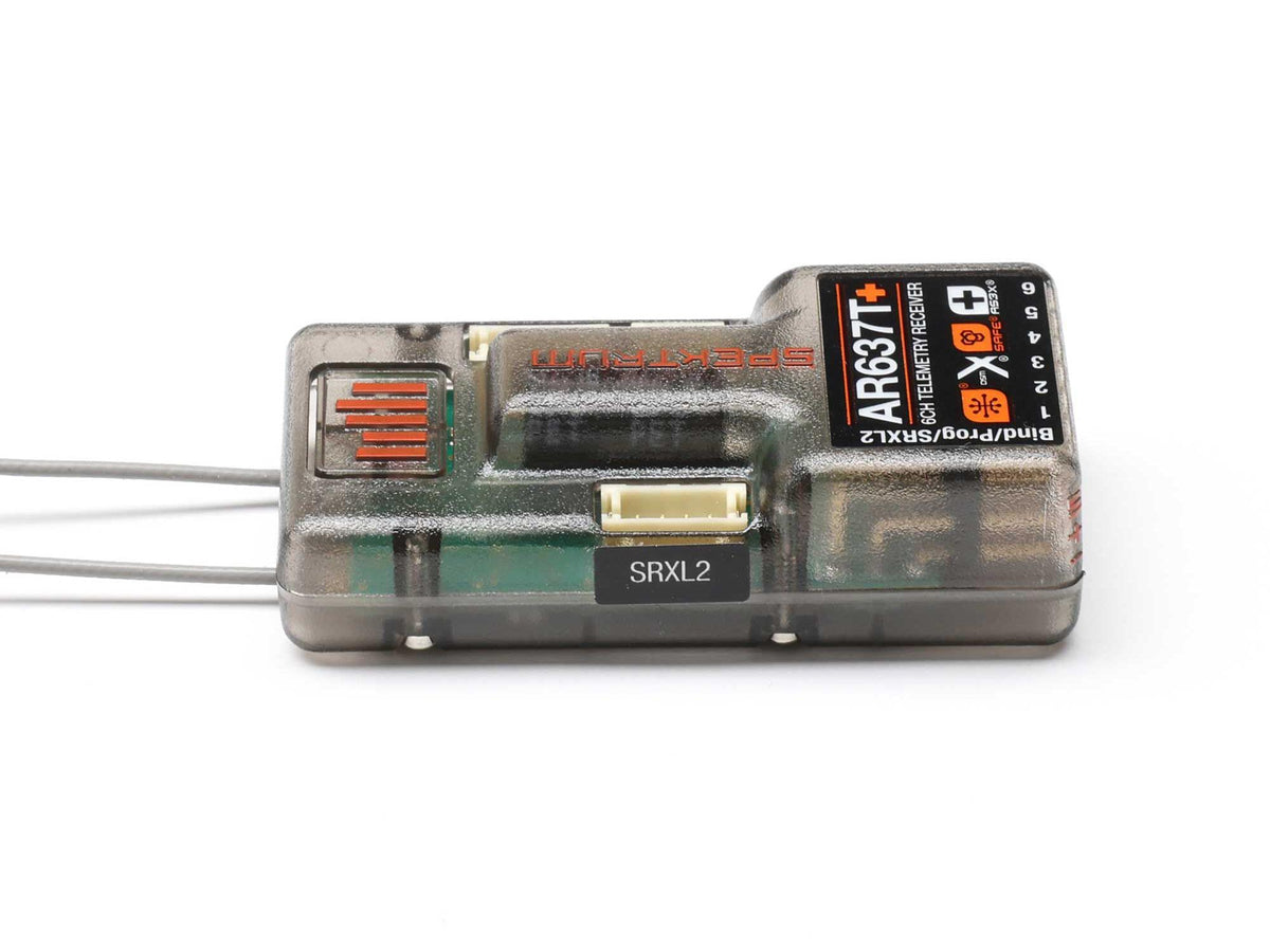 AR637T+ DSMX 6-Channel AS3X+ & SAFE Telemetry Receiver