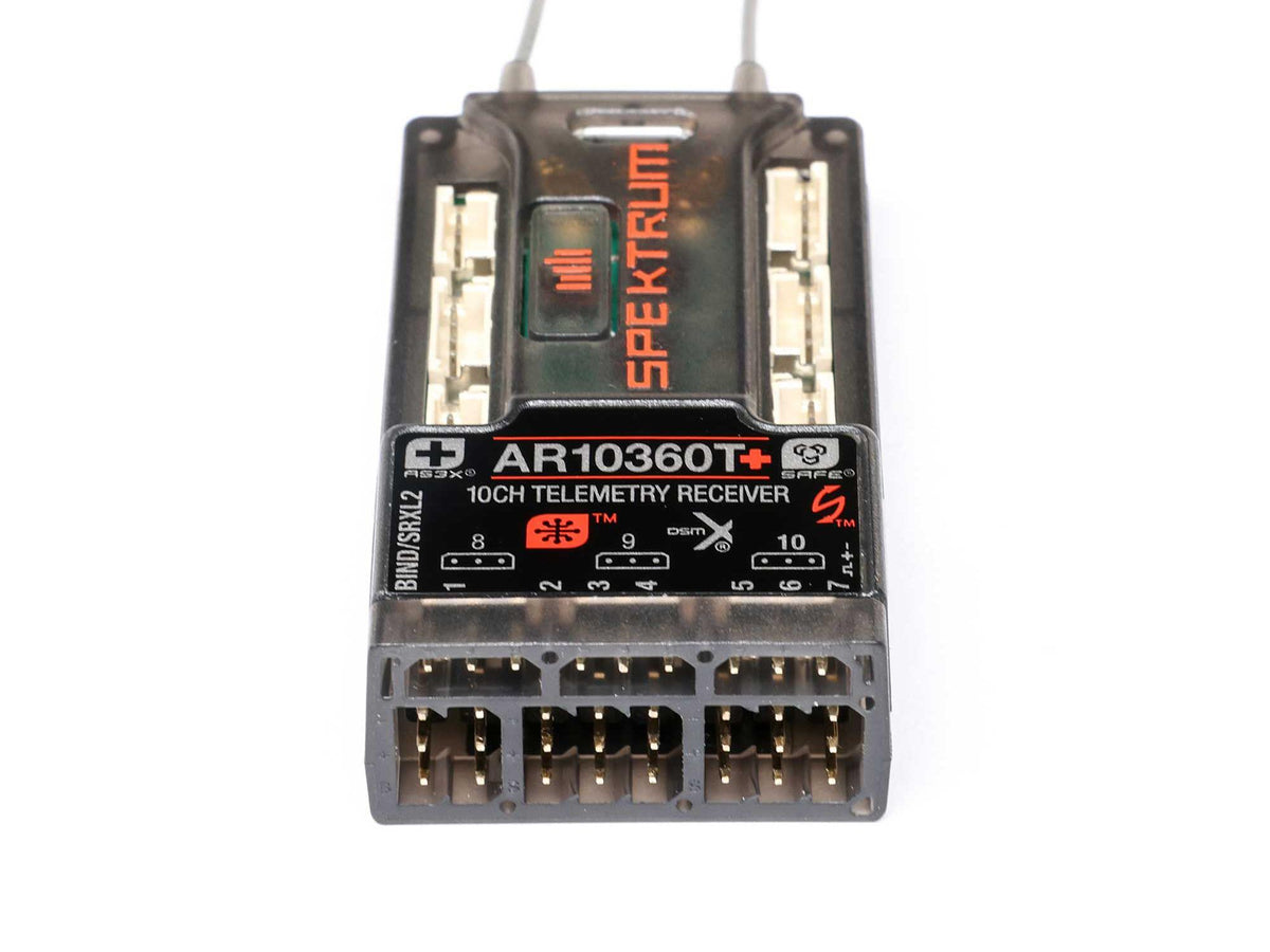 AR10360T+ DSMX 10-Channel AS3X+ & SAFE Telemetry Receiver
