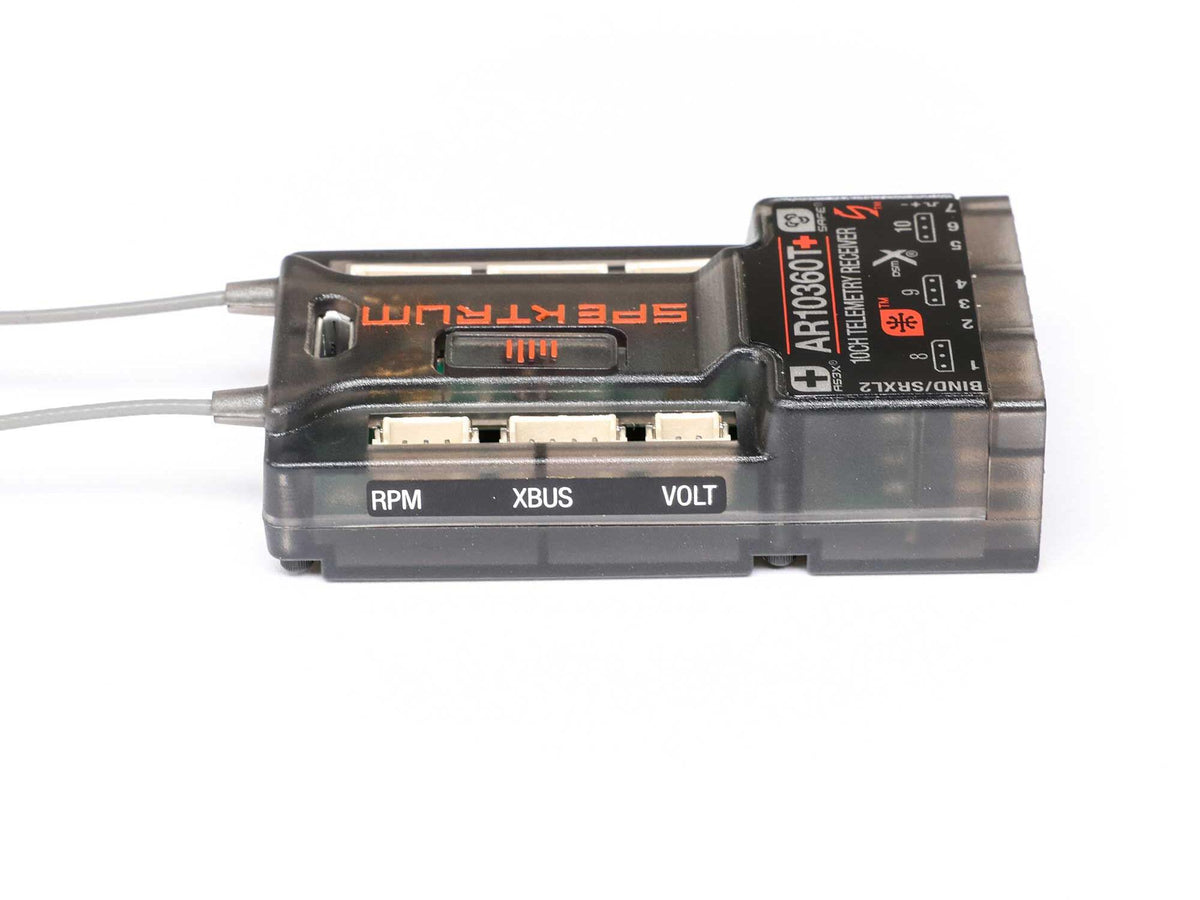 AR10360T+ DSMX 10-Channel AS3X+ & SAFE Telemetry Receiver
