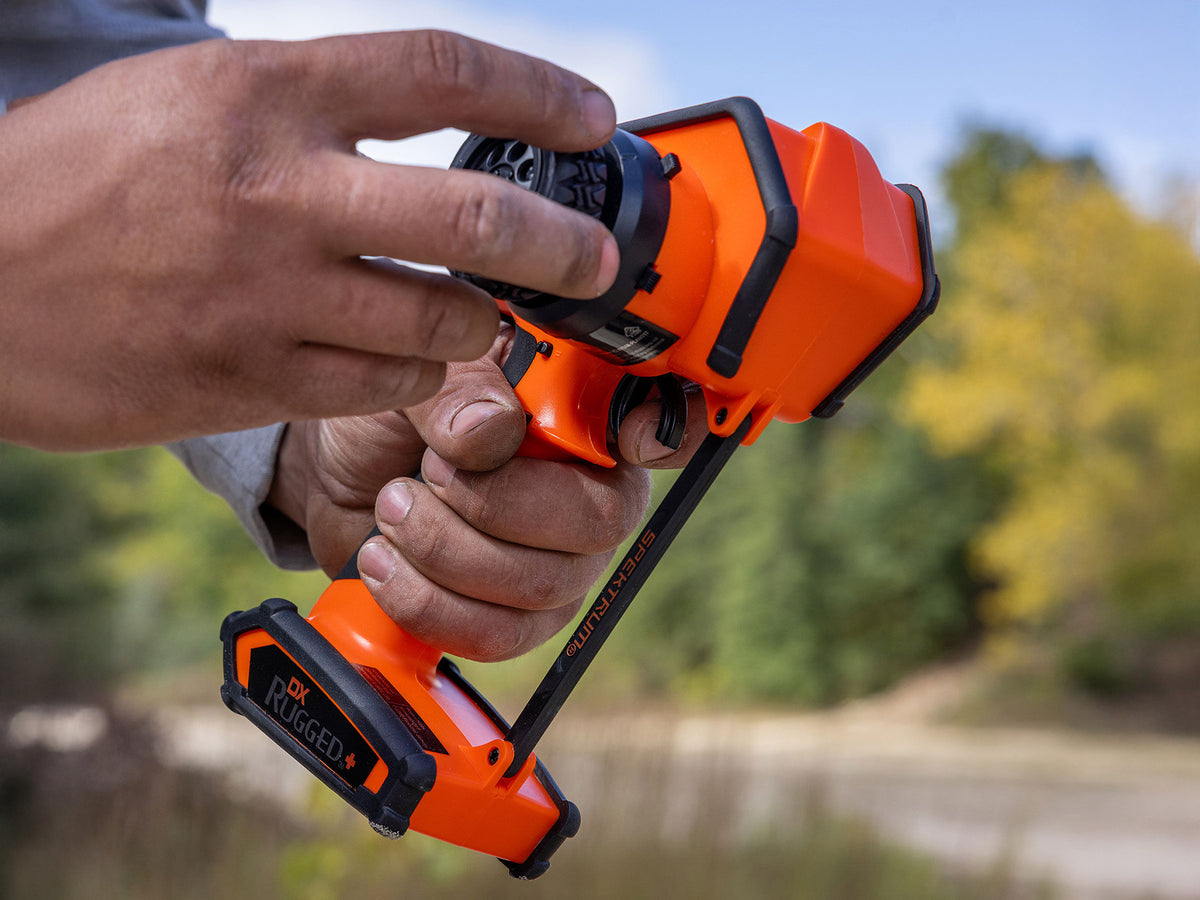 DX Rugged+ 12-Channel DSMR+ Transmitter, Orange