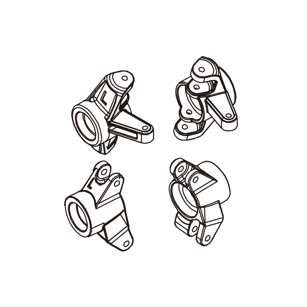 Fr.Steering Knuckle_L/R 1PCS           Rr.Steering Knuckle_L/R 1PCS