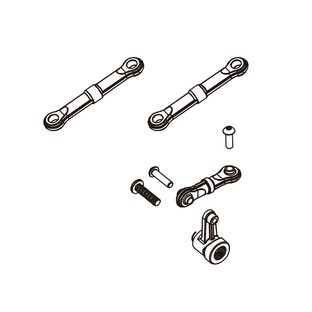 Rear Upper Arms (L/R) & Servo Saver Unit