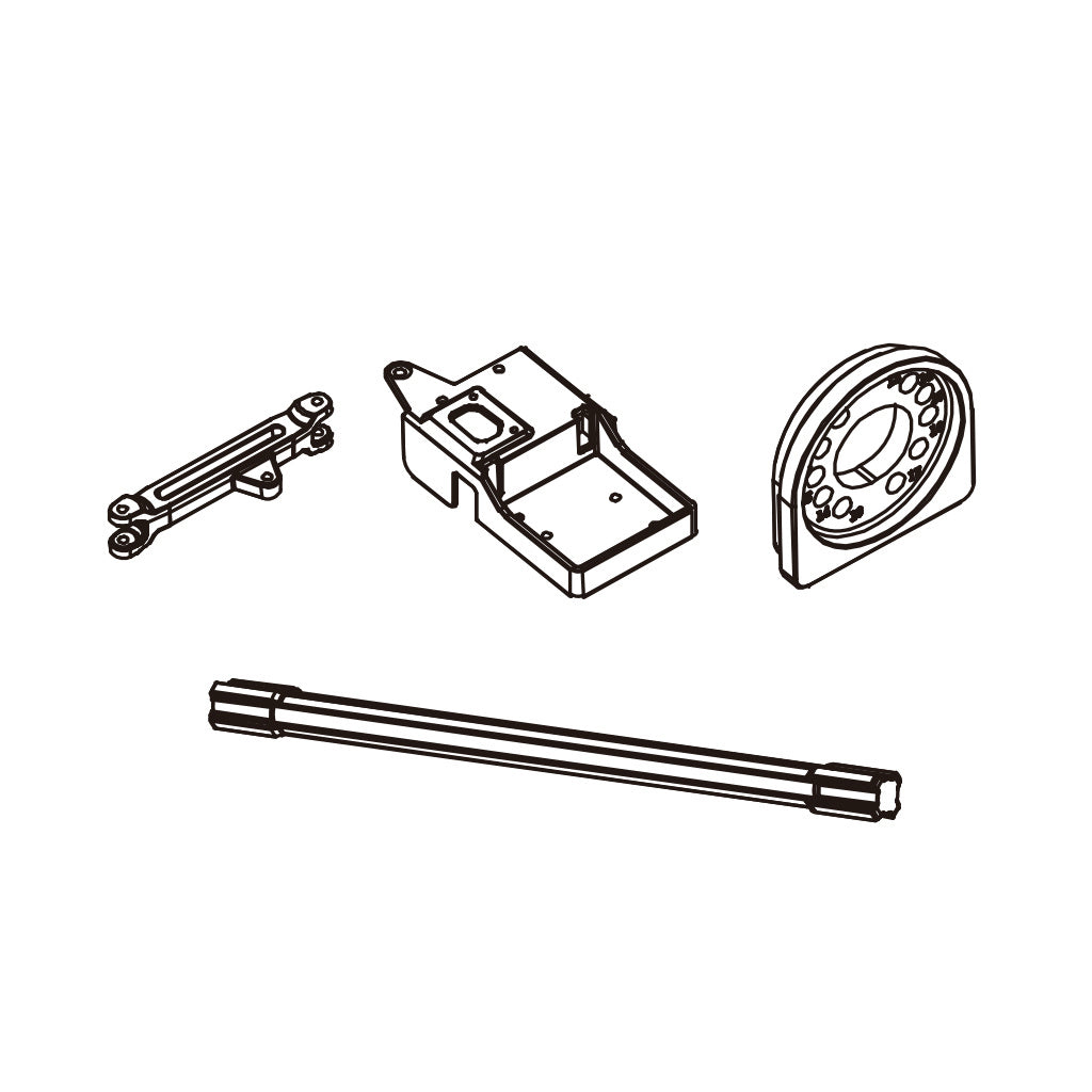 Ackerman Link Servo Support Centre Drive Shaft Set