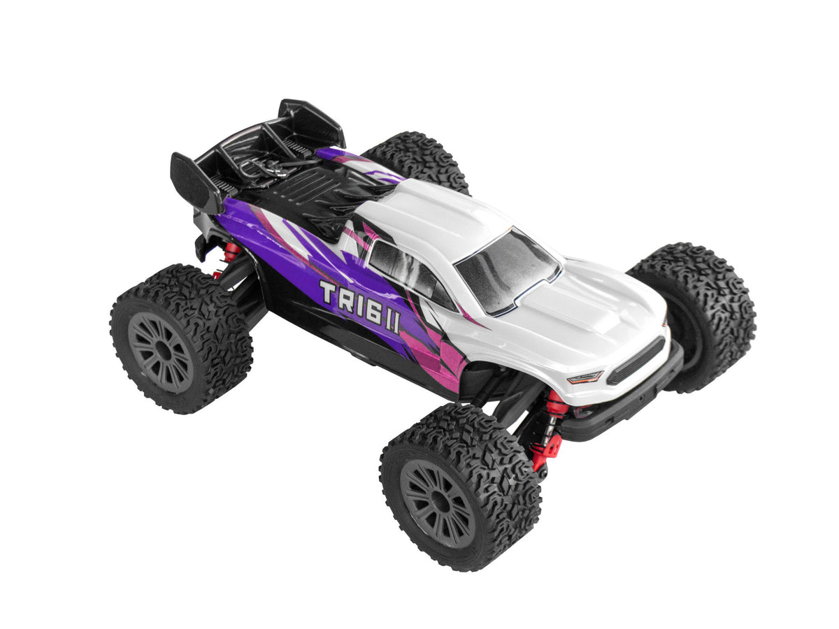 TR16II Brushed RC Truggy (Purple Pink & White) 1:16