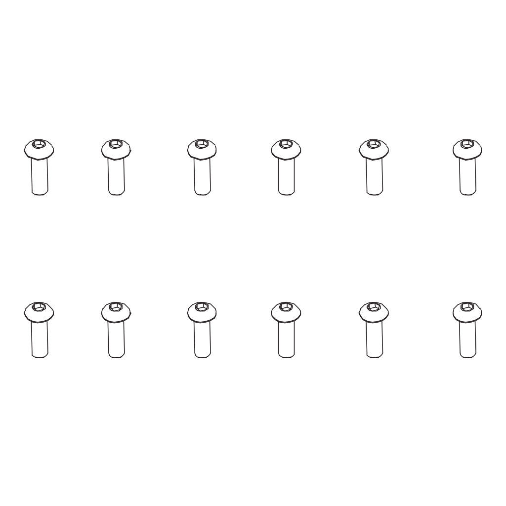 B head hex screw HM3*10   12pcs