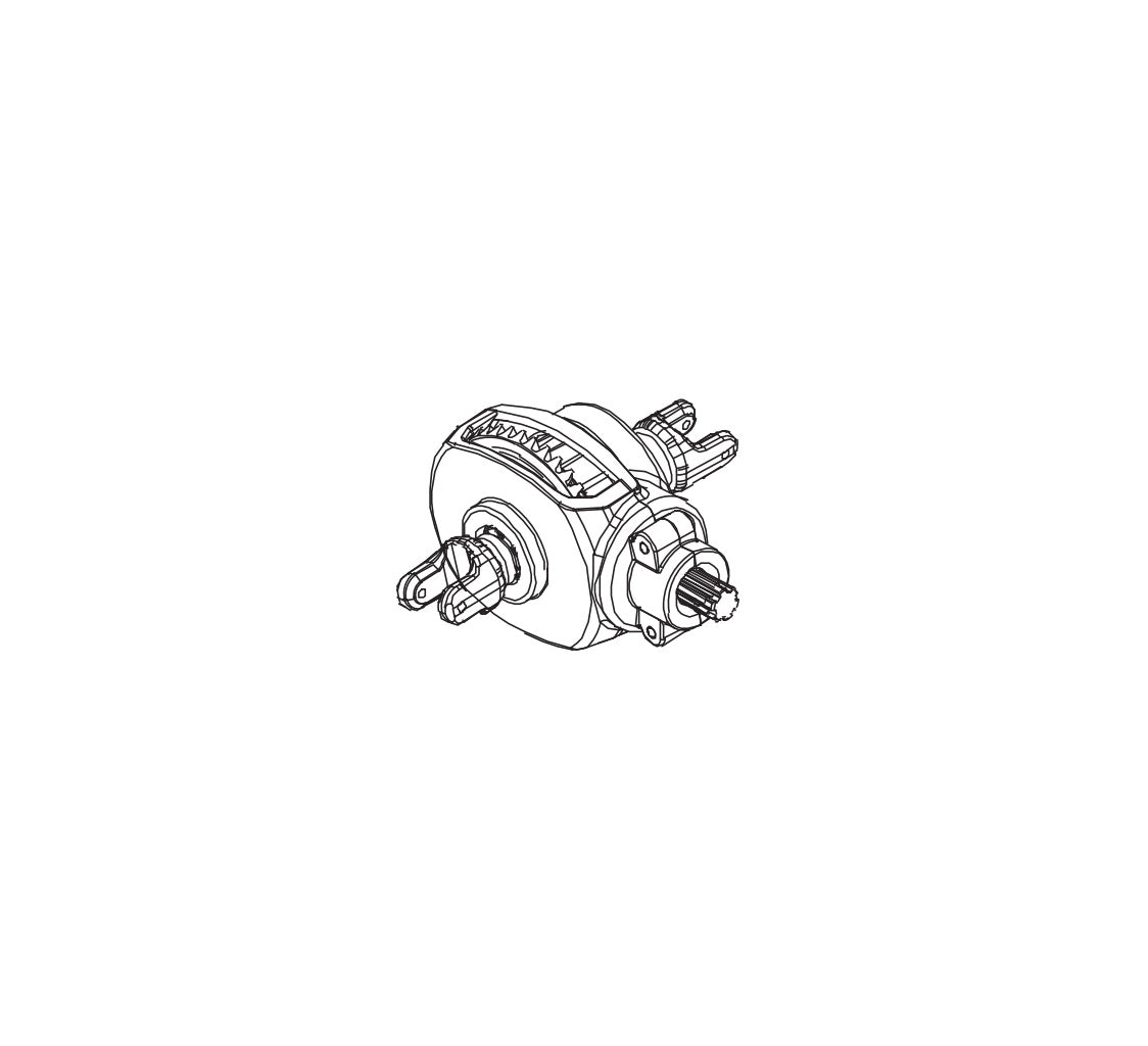 4S Differential Gear Box Assembly 1PCS