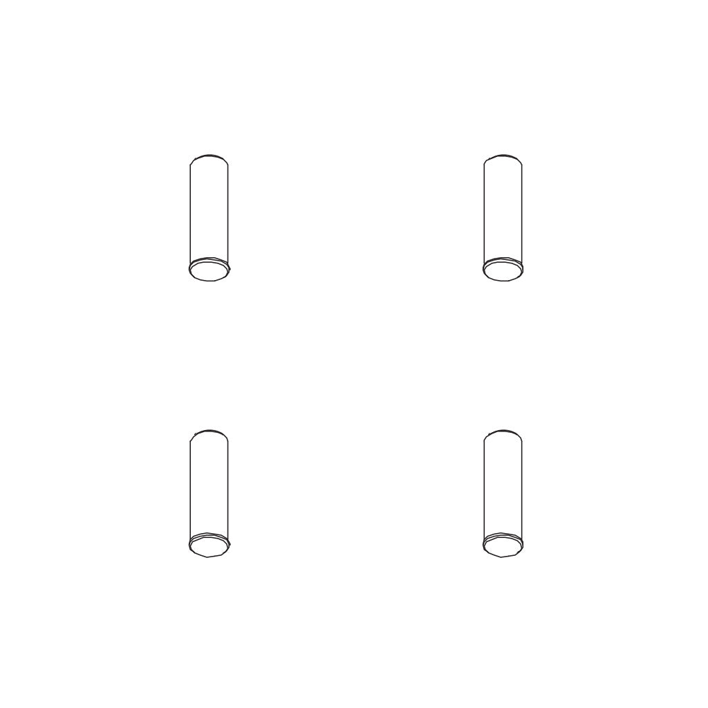 Idler Gear Shaft 4PCS