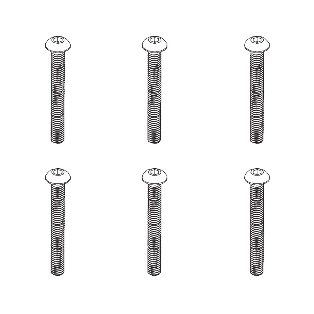 B head hex screw HM4*36   6PCS