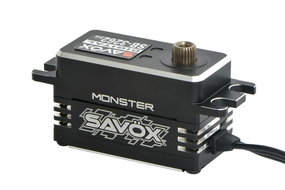 SAVOX HV LOW PROFILE BRUSHLESS CNC SERVO 28KG/0.08S@7.4V