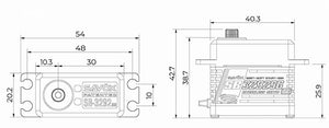 SAVOX HV BRUSHLESS CNC SERVO 40KG/0.07S@7.4V