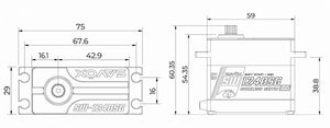 SAVOX WATERPROOF DIGI HV 1/5 RHINO SERVO 65KG/0.17S@7.4V