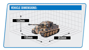 TAIGEN 1:24 TIGER 1 IR BATTLE TANK LATE VERSION - CAMO